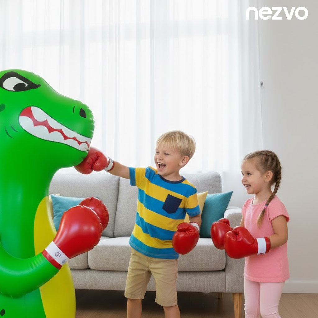Jouet Gonflable Boxe Avec Pompe à Air