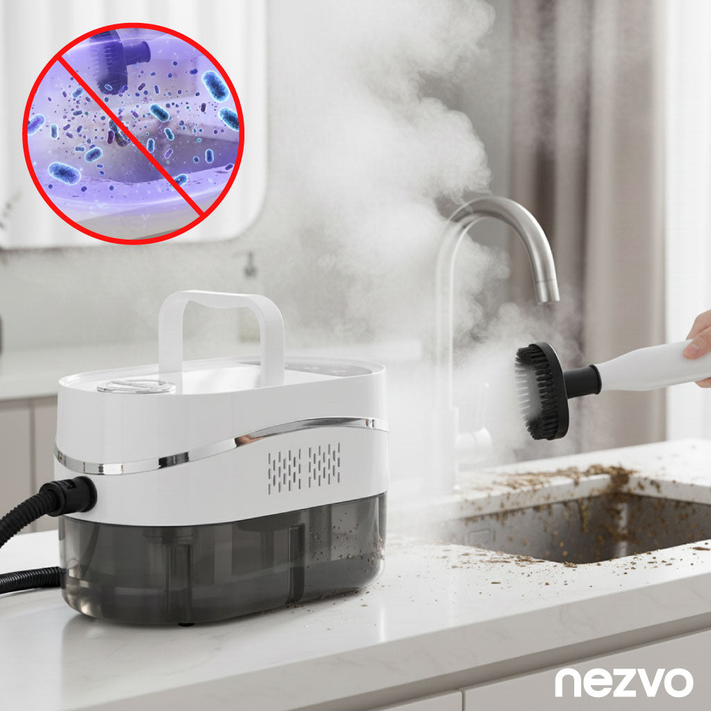 Nettoyeur Vapeur Multifonction avec 8 Accessoires