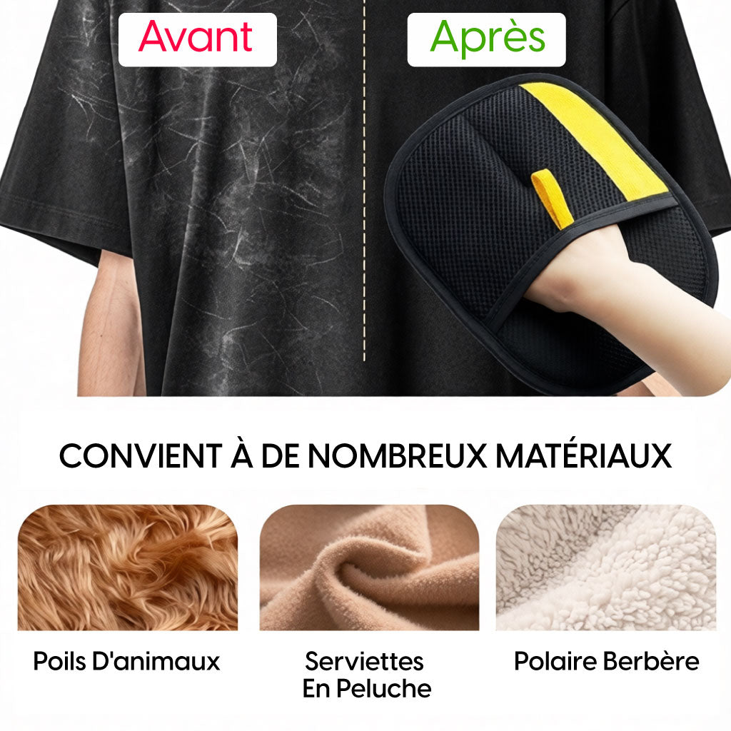 Gant Attrape-Poils Réutilisable