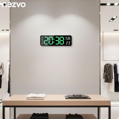 Horloge Réveil Digitale LED Grand Affichage