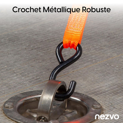 Sangles à Cliquet Rétractables