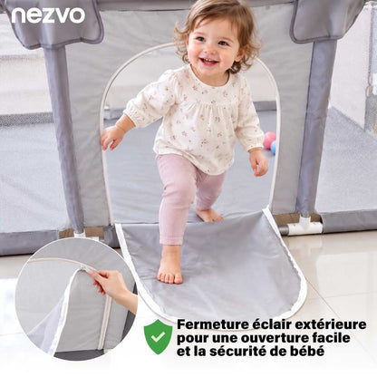 Parc bébé : petit terrain de jeux à la maison