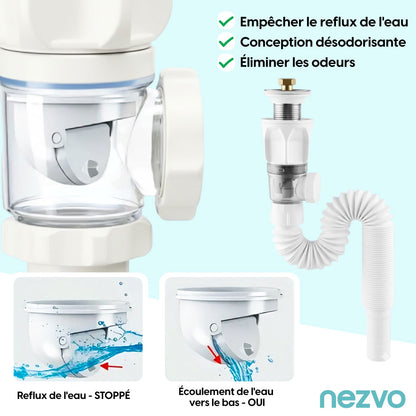 Siphon Flexible Universel pour Évier & Lavabo