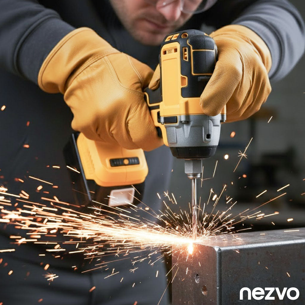 Perceuse-Visseuse Sans Fil Professionnelle avec Coffret Complet