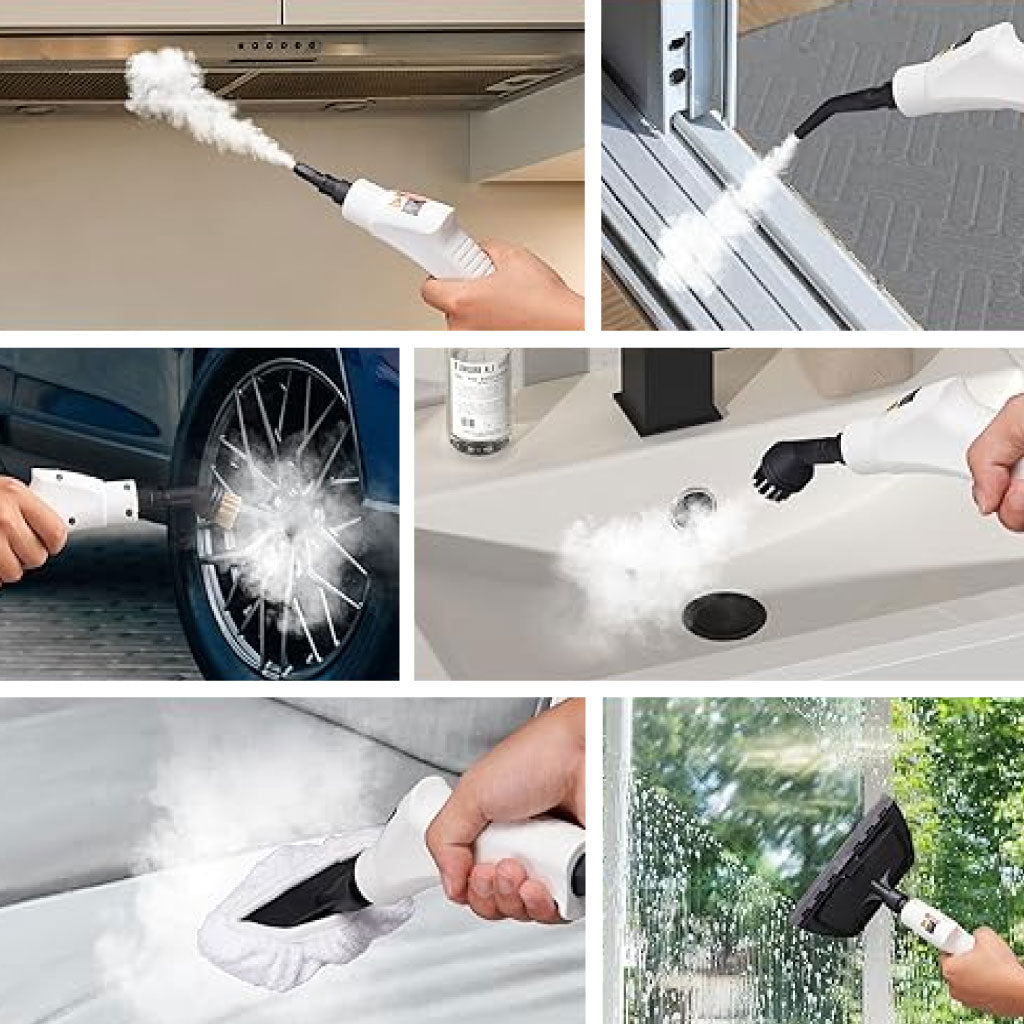 Nettoyeur Vapeur Multifonction avec 8 Accessoires