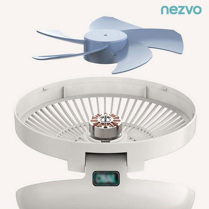 Ventilateur Réglable à Suspension Pliable Électrique et Sans Fil