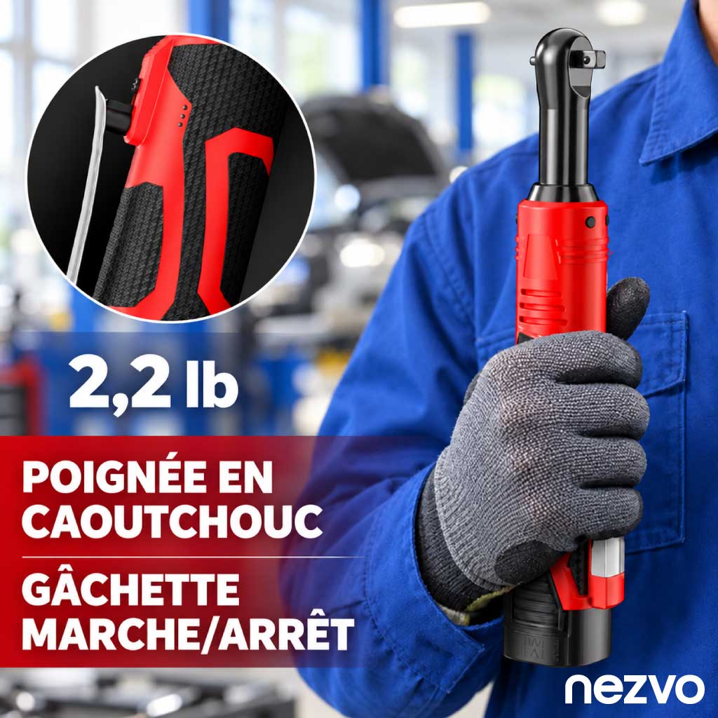Clé-Pro Vissage rapide et sans effort, mallette et accessoires de bricolage.