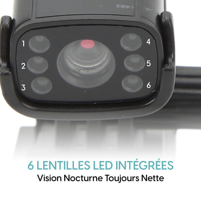 Caméra de Surveillance Sans Fil Intelligente