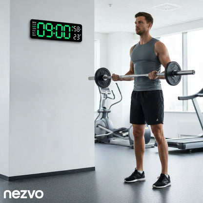 Horloge Réveil Digitale LED Grand Affichage