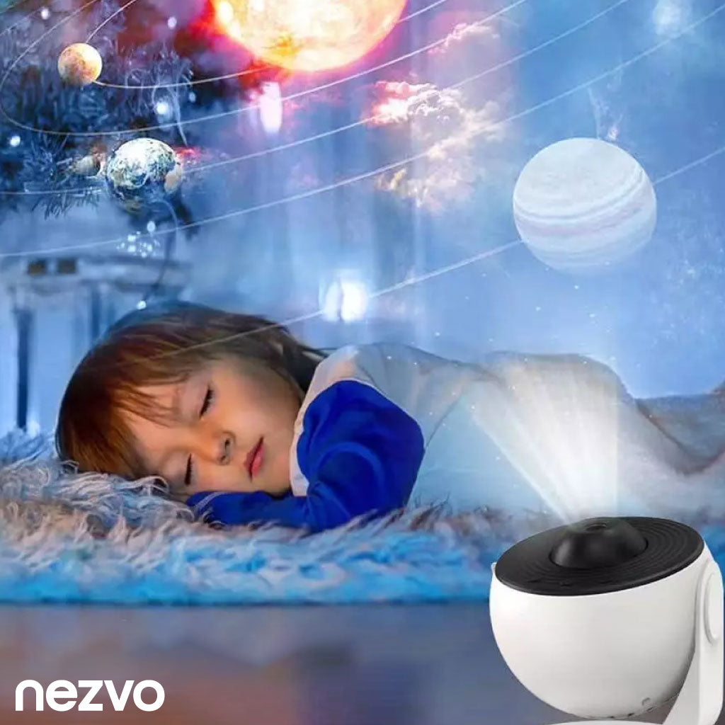Galaxy Projector Pro 5-en-1 – Projection 4K HD, Bruits Blancs, Enceinte Bluetooth & Télécommande