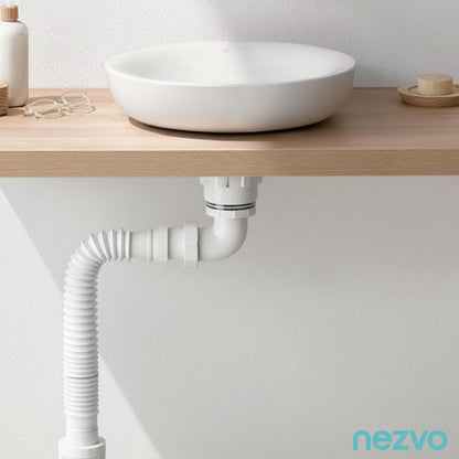 Siphon Flexible Universel pour Évier & Lavabo