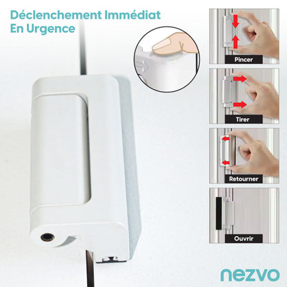 Serrure de Porte Antivol en Alliage d’Aluminium
