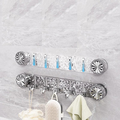 Support Mural à Ventouse – Porte-Accessoires avec Crochets