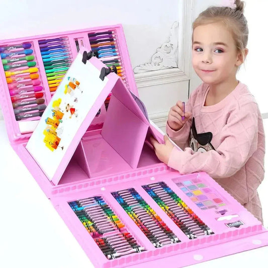 Valisette Artistique Complet 208 Pièces – Créativité Sans Limite & Kit Tout-en-Un