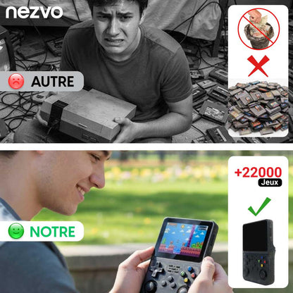 Console de Jeu Portable Rétro – Écran HD, 64 Go & +22 000 Jeux Intégrés