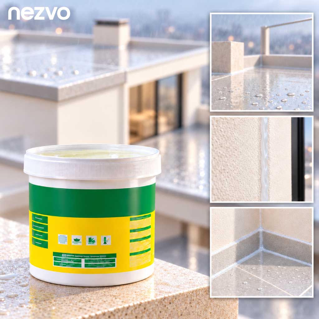 Mastic Étanchéité Invisible Imperméable Isolant Puissant Contre Les Fuites
