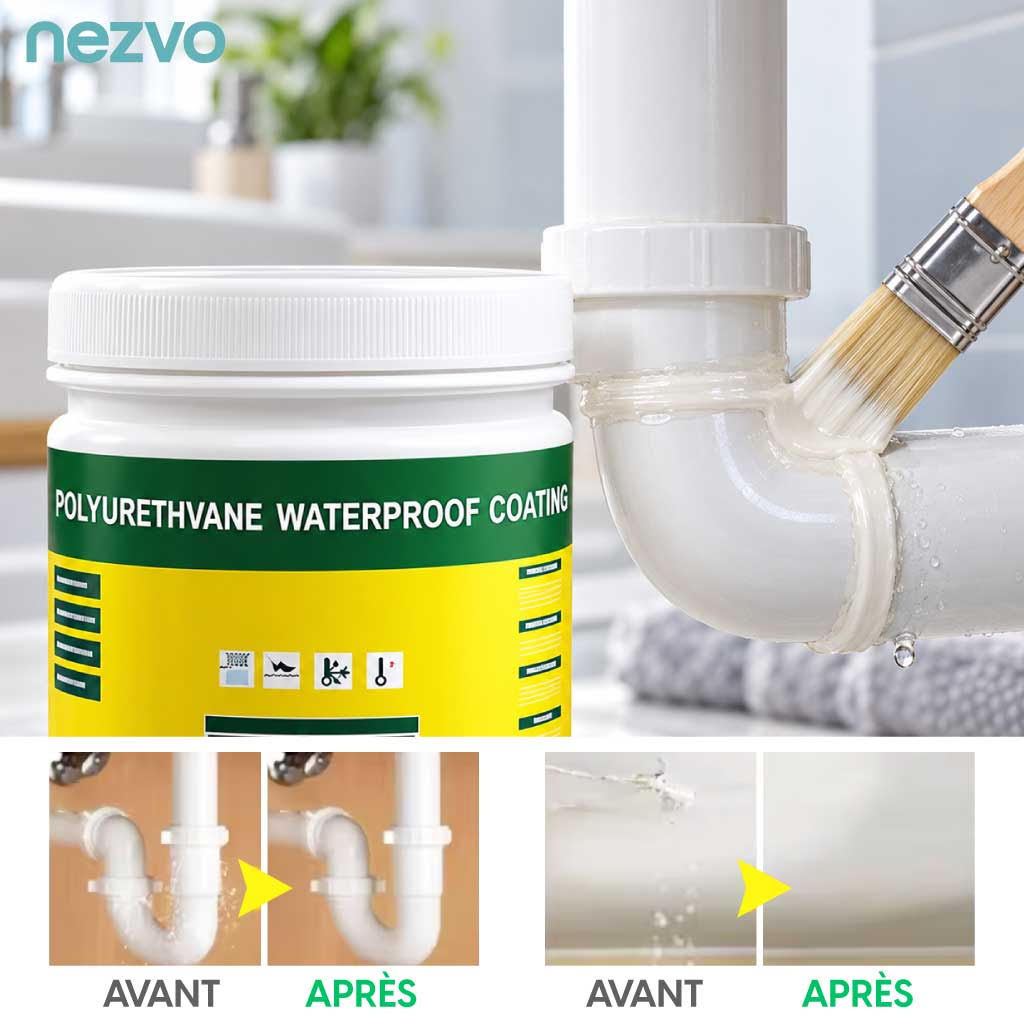 Mastic Étanchéité Invisible Imperméable Isolant Puissant Contre Les Fuites